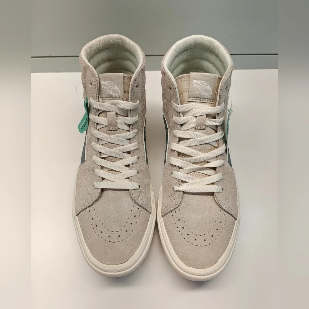 Vans SK8-Hi ComfyCush Growing Everyday Suede Lightweight Comfy Oatmeal sneakers - Picture 4 of 8